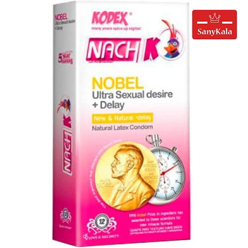 کاندوم کدکس ناچی مدل Nobel Ultra Sexual بسته 12 عددی