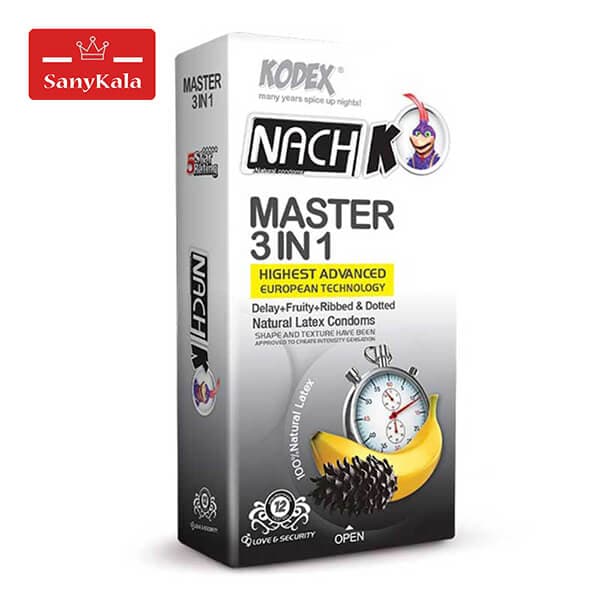 کاندوم کدکس مدل Master 3 in 1 بسته 12 عددی — تصویر ۶
