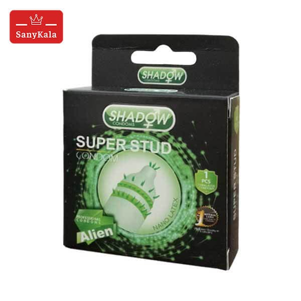 کاندوم فضایی دکمه دار shadow super stud — تصویر ۵