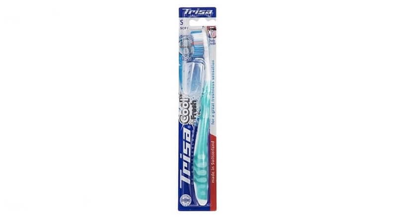 مسواک تریزا مدل Cool and Fresh با برس نرم به همراه درپوش سوییس اصل
