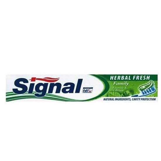 خمیر دندان سیگنال مدل Herbal Fresh حجم 75ml اصل انگلیس