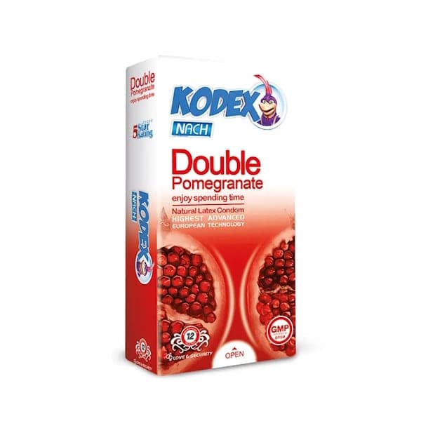 کاندوم کدکس مدل Double Pomegranate بسته 12 عددی — تصویر ۹