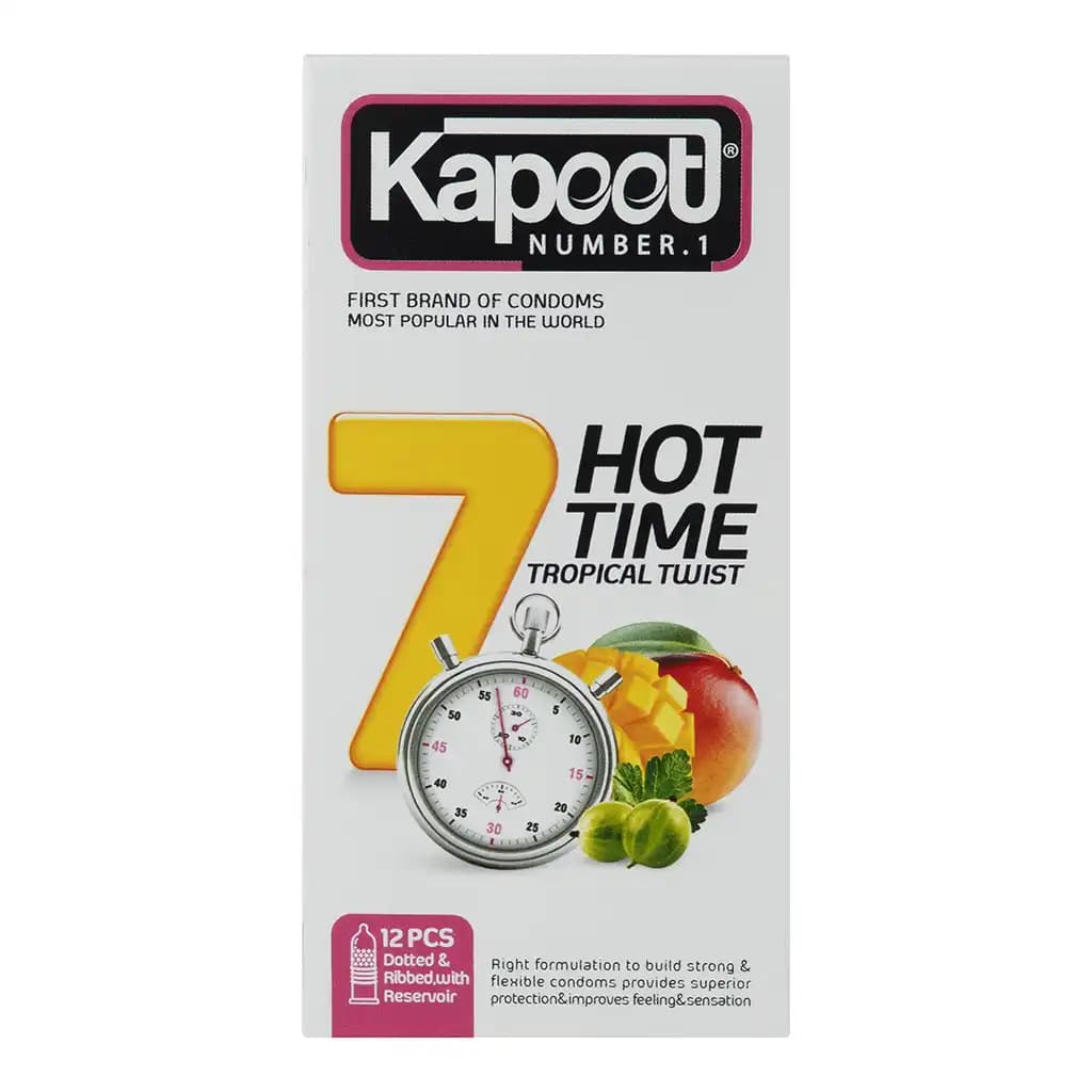 کاندوم کاپوت مدل 7Hot Time بسته 12 عددی — تصویر ۸