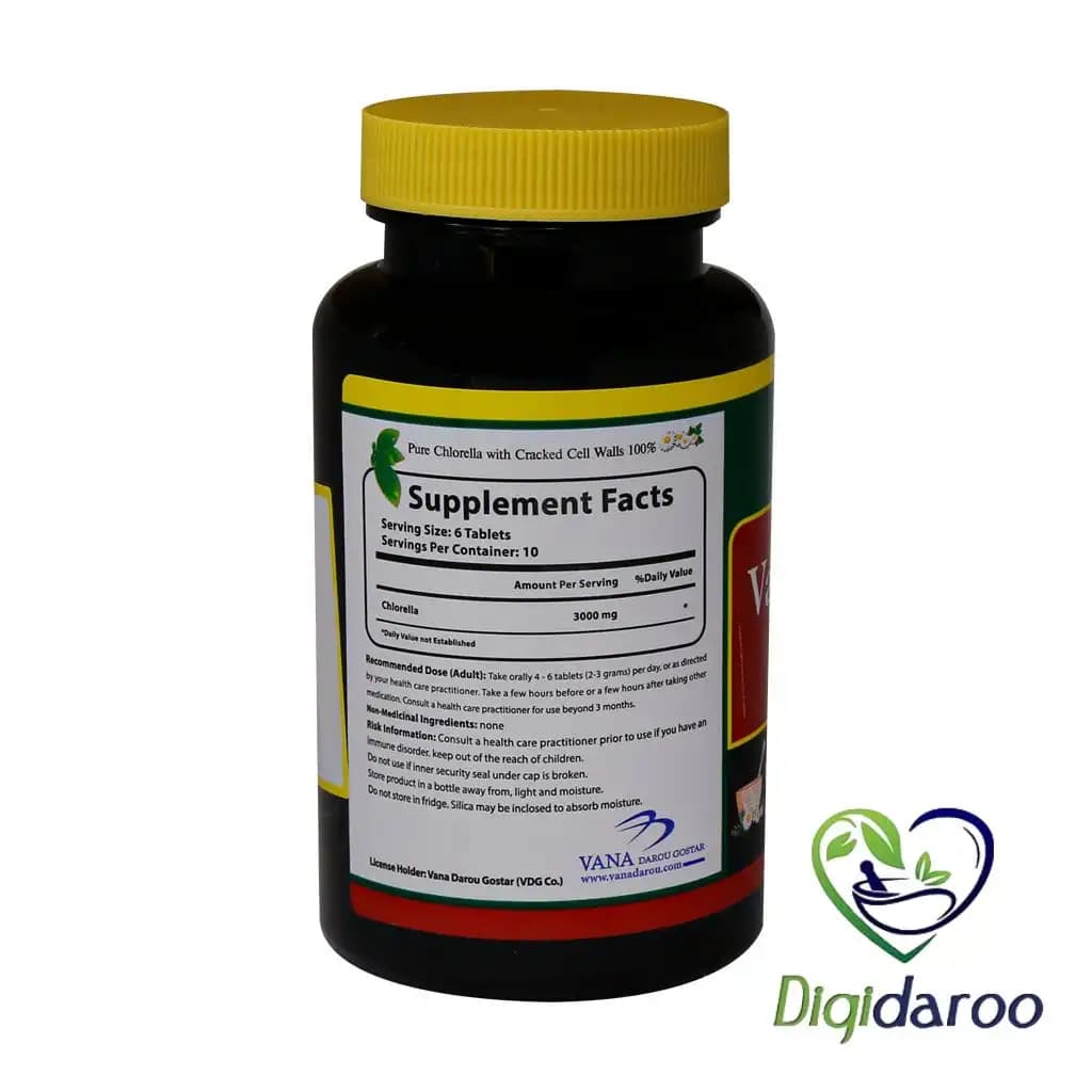 قرص وانا پرایم کلرلا 500 میلی گرم نورم لایف 60 عددی — تصویر ۵