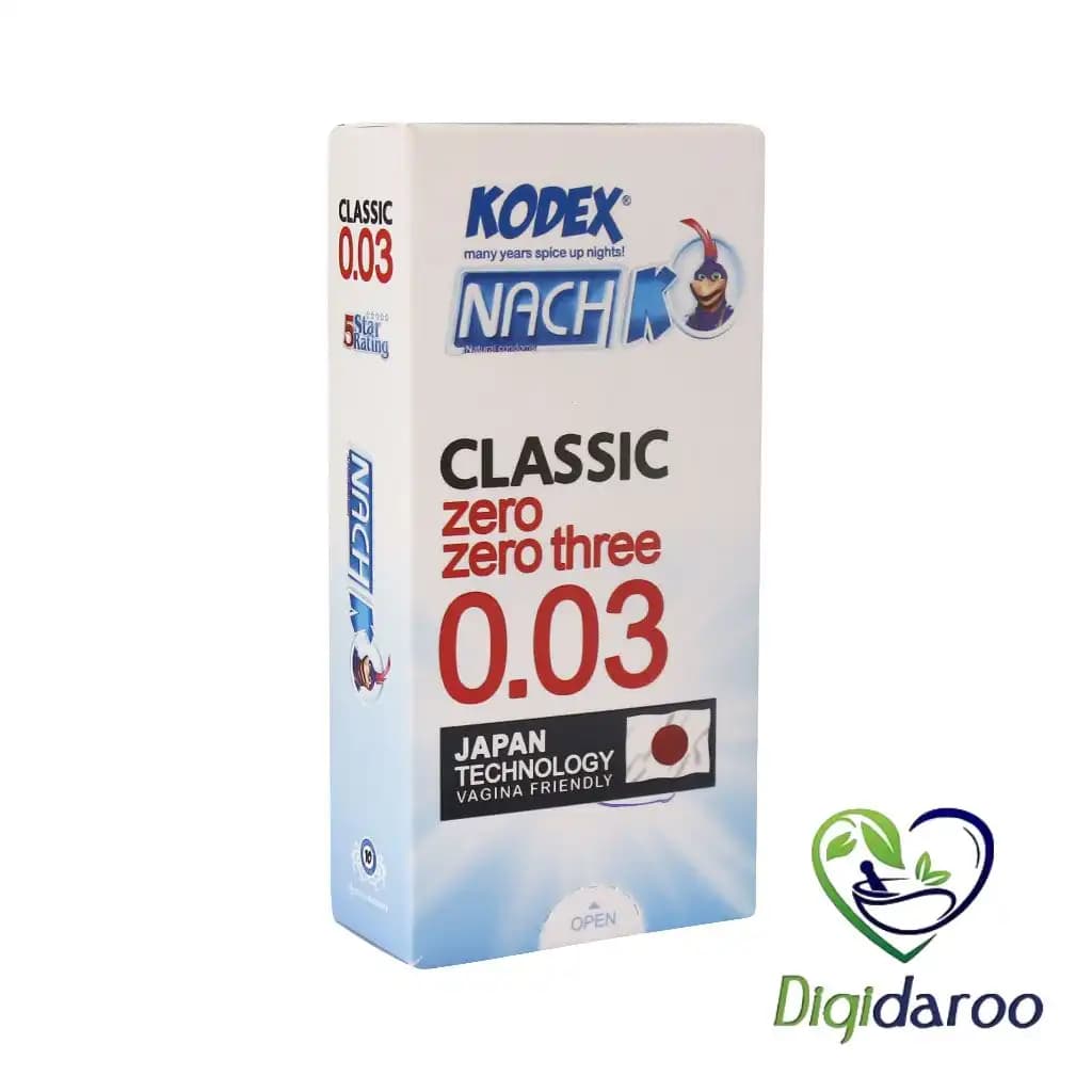 کاندوم فوق العاده نازک 03 (Classic 03) ناچ کدکس 10 عددی