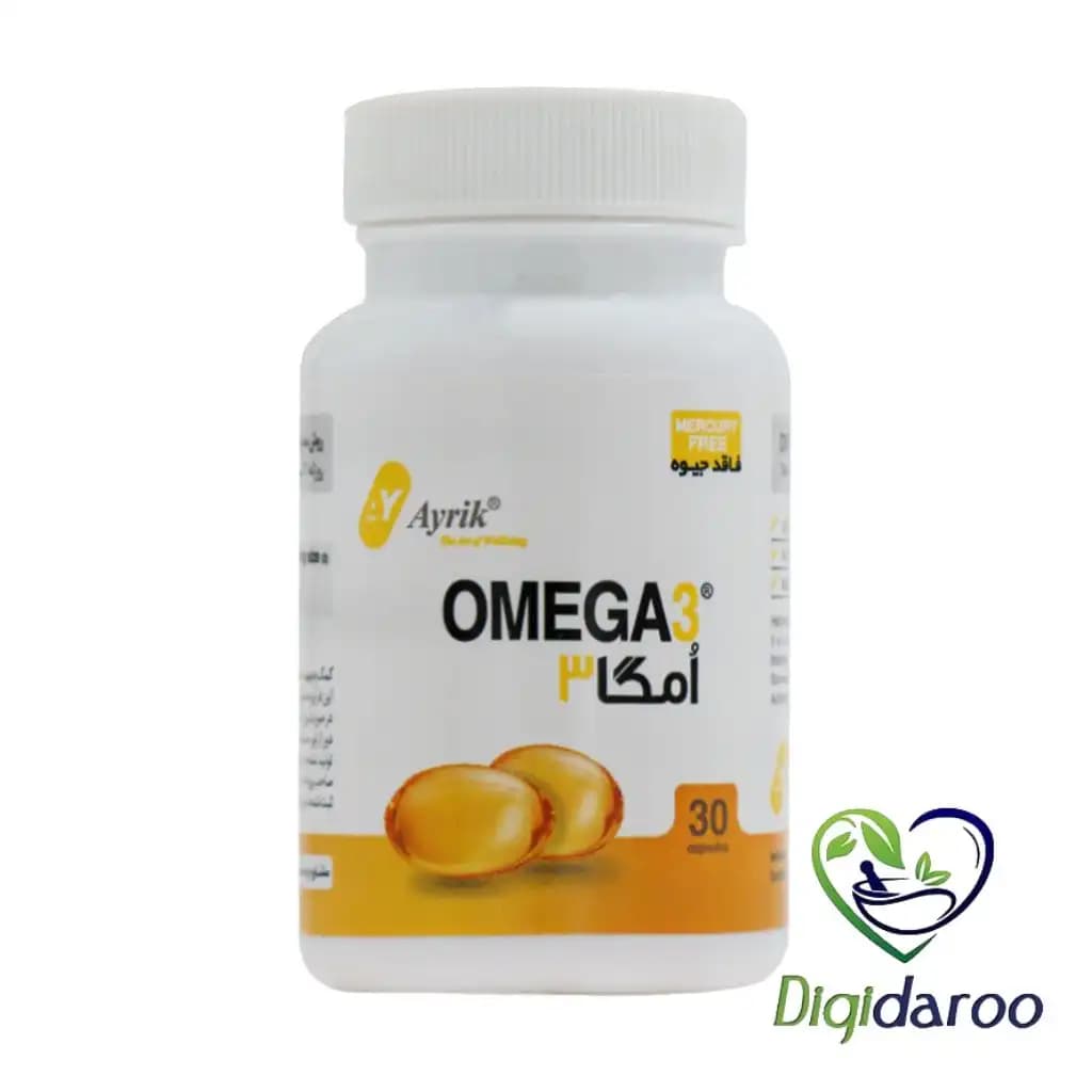 کپسول امگا 3 آیریک 30 عددی — تصویر ۲