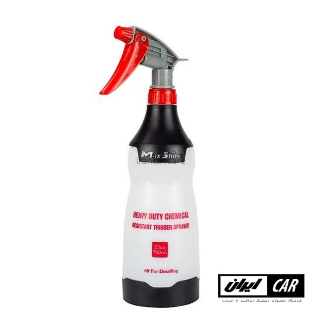 بطری اسپری مواد پاش دیتیلینگ مکس شاین مدل MaxShine Heavy Duty Spray Bottle Black — تصویر ۷