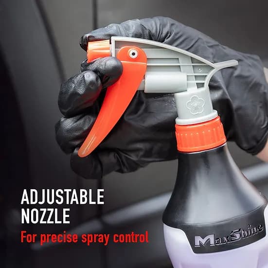بطری اسپری مواد پاش دیتیلینگ مکس شاین مدل MaxShine Heavy Duty Spray Bottle Black — تصویر ۶