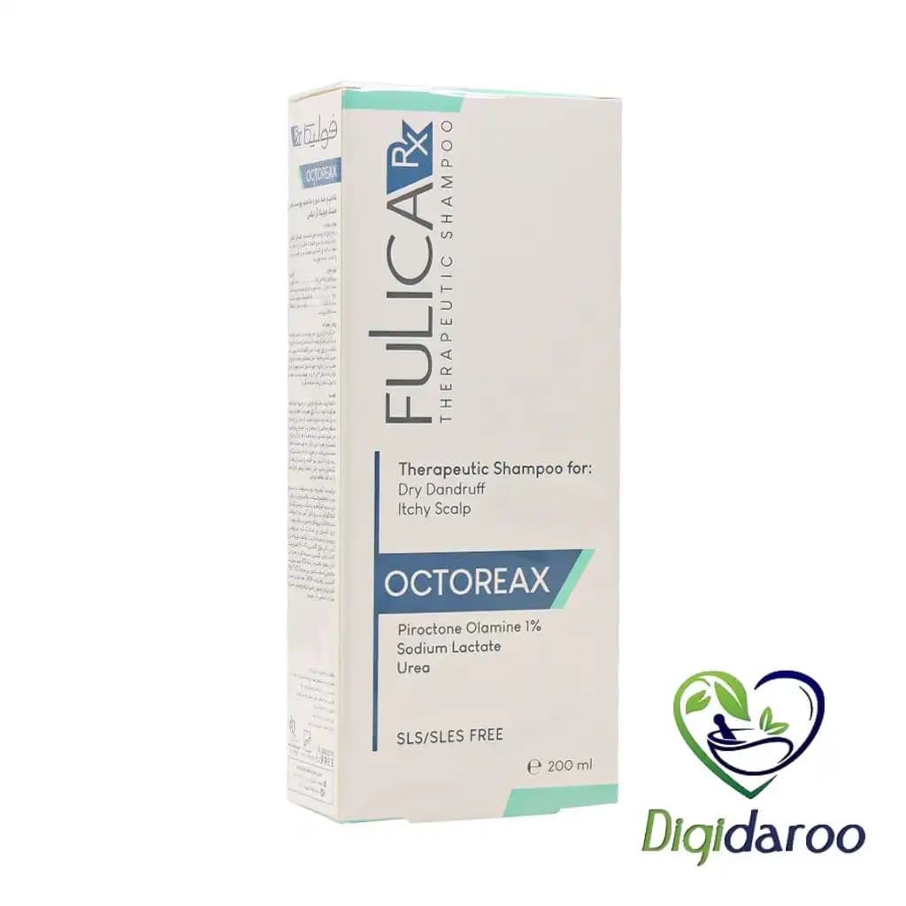 شامپو ضد شوره پوست سر خشک اوکتورکس (OCTOREAX) فولیکا آر ایکس 200 میلی لیتری