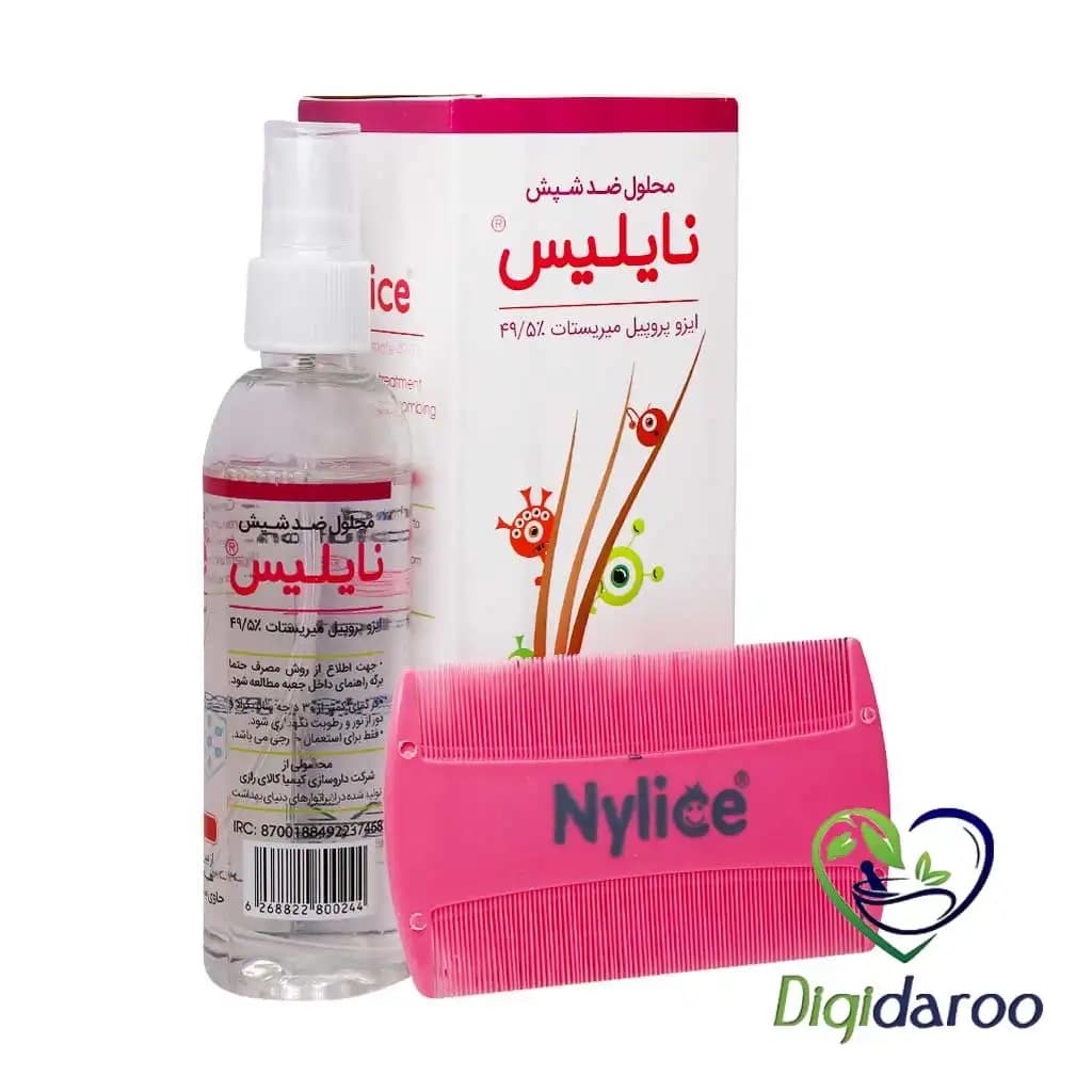 محلول ضد شپش نایلیس 100 میلی لیتری — تصویر ۲