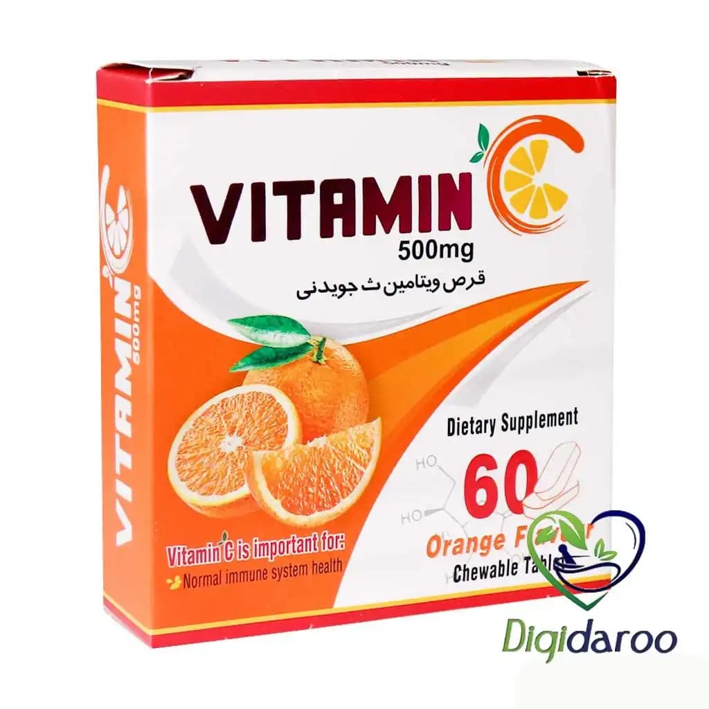 قرص جویدنی ویتامین ث 500 میلی گرم دنیا دارو 60 عددی — تصویر ۴
