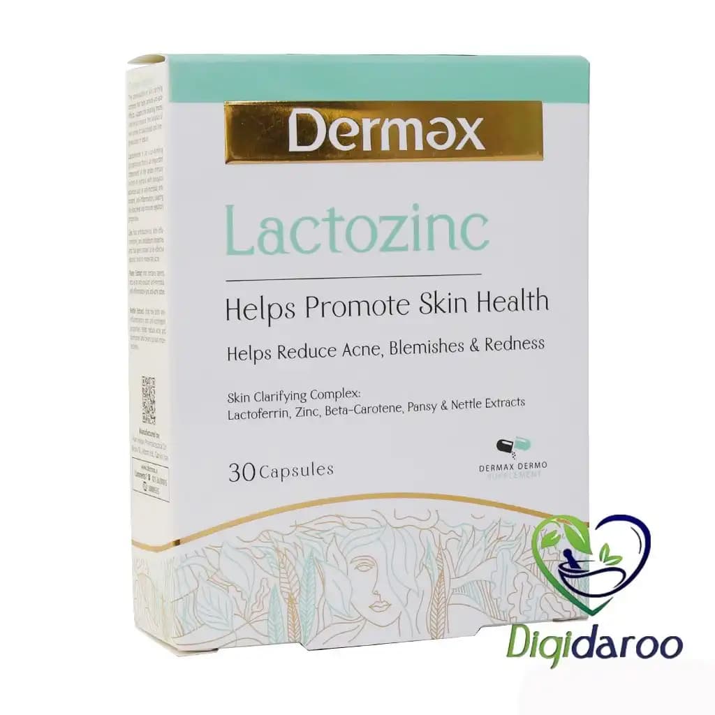 کپسول لاکتوزینک (Lactozinc) درمکس 30 عددی