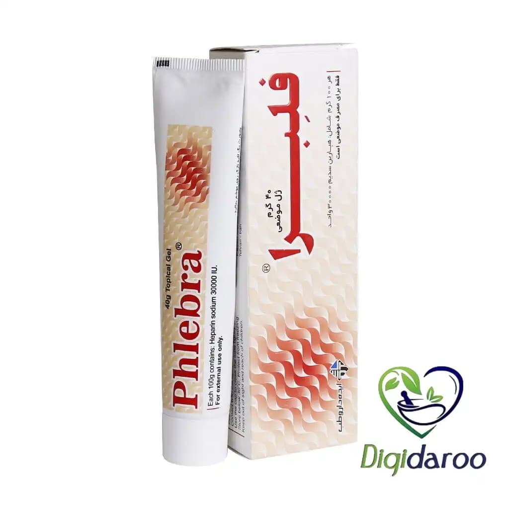ژل موضعی هپارین فلبرا ایده داروطب ۴۰ گرمی