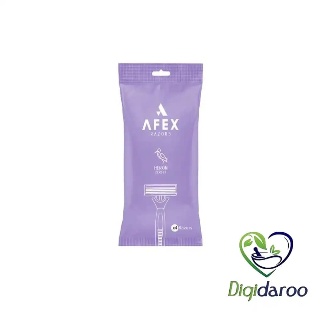 تیغ اصلاح هیرون (Heron) 3 لبه افکس 4 عددی — تصویر ۵