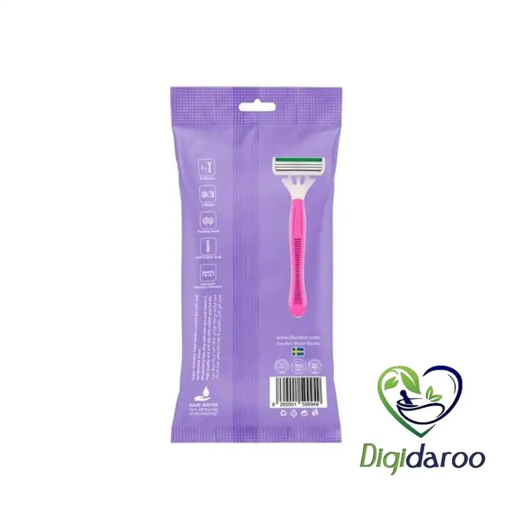 تیغ اصلاح هیرون (Heron) 3 لبه افکس 4 عددی — تصویر ۳