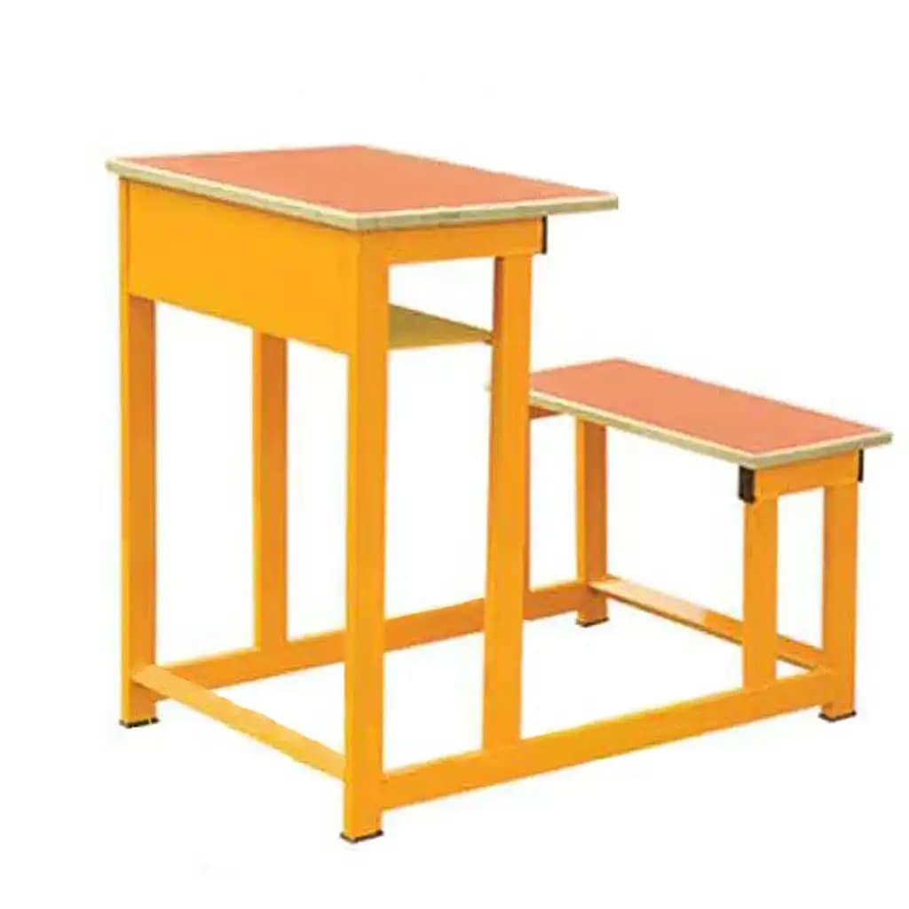 میز و نیمکت یک نفره متصل به هم کد B020 — تصویر ۷