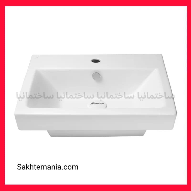 روشویی ولگا ۵۵ مروارید | خرید روشویی روکابینتی مروارید با گارانتی + تخفیف + ارسال — تصویر ۸