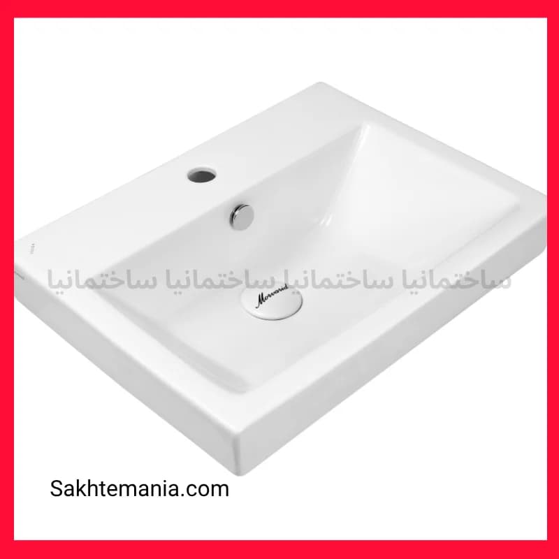 روشویی ولگا ۵۵ مروارید | خرید روشویی روکابینتی مروارید با گارانتی + تخفیف + ارسال — تصویر ۴
