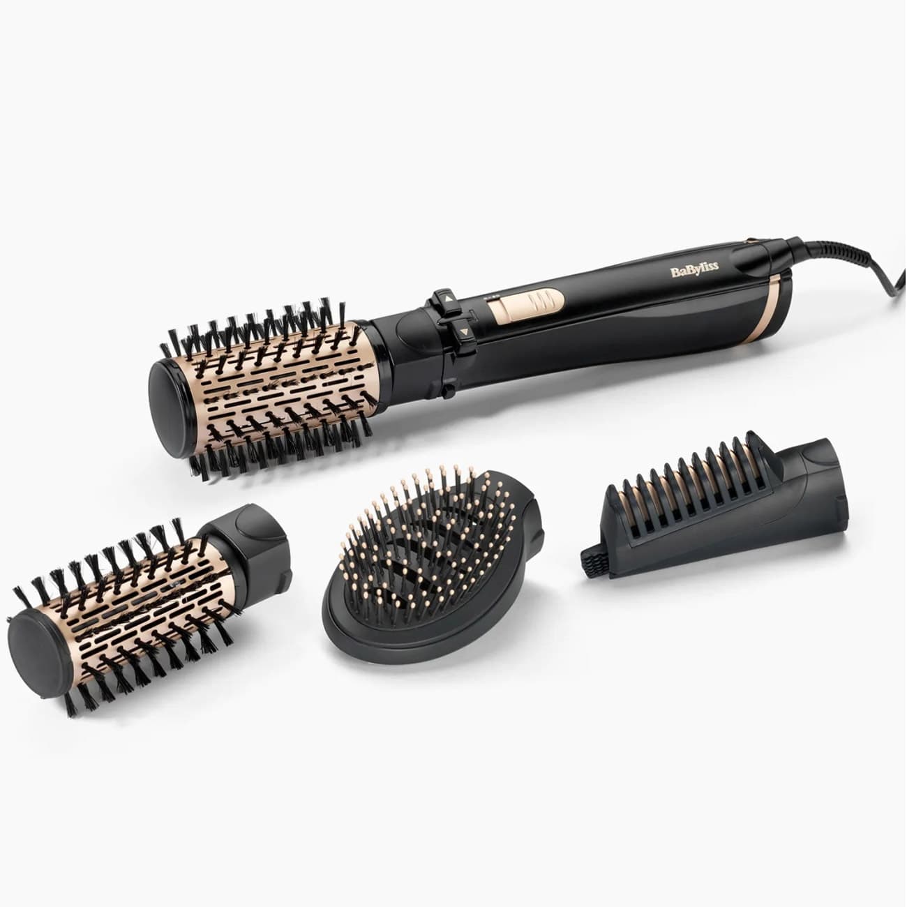 سشوار برس دار چرخشی بابلیس BABYLISS مدل AS964ROE توان 1000 وات — تصویر ۷