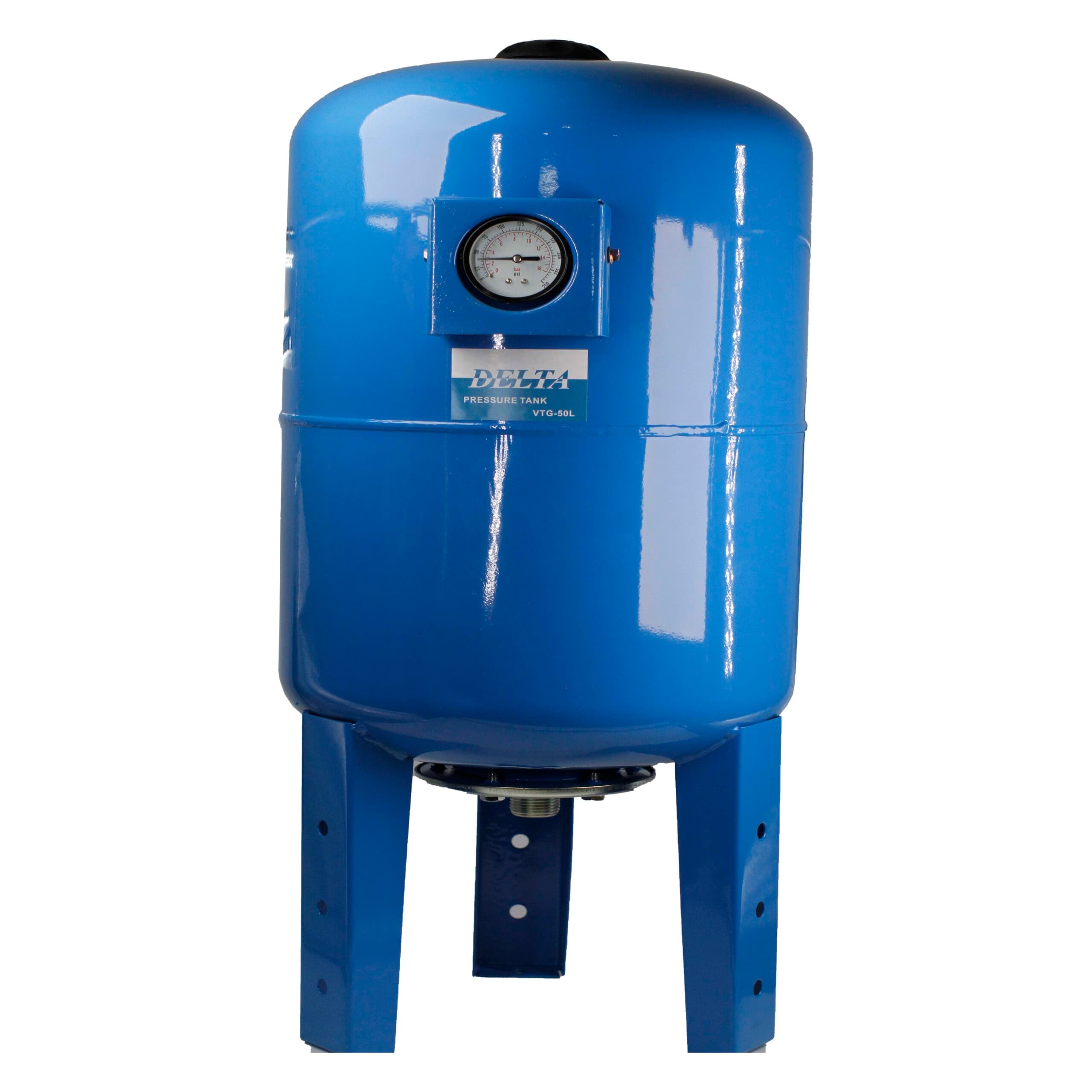 منبع تحت فشار80 لیتری گیج دار دلتا DELTA مدل VTG-80L