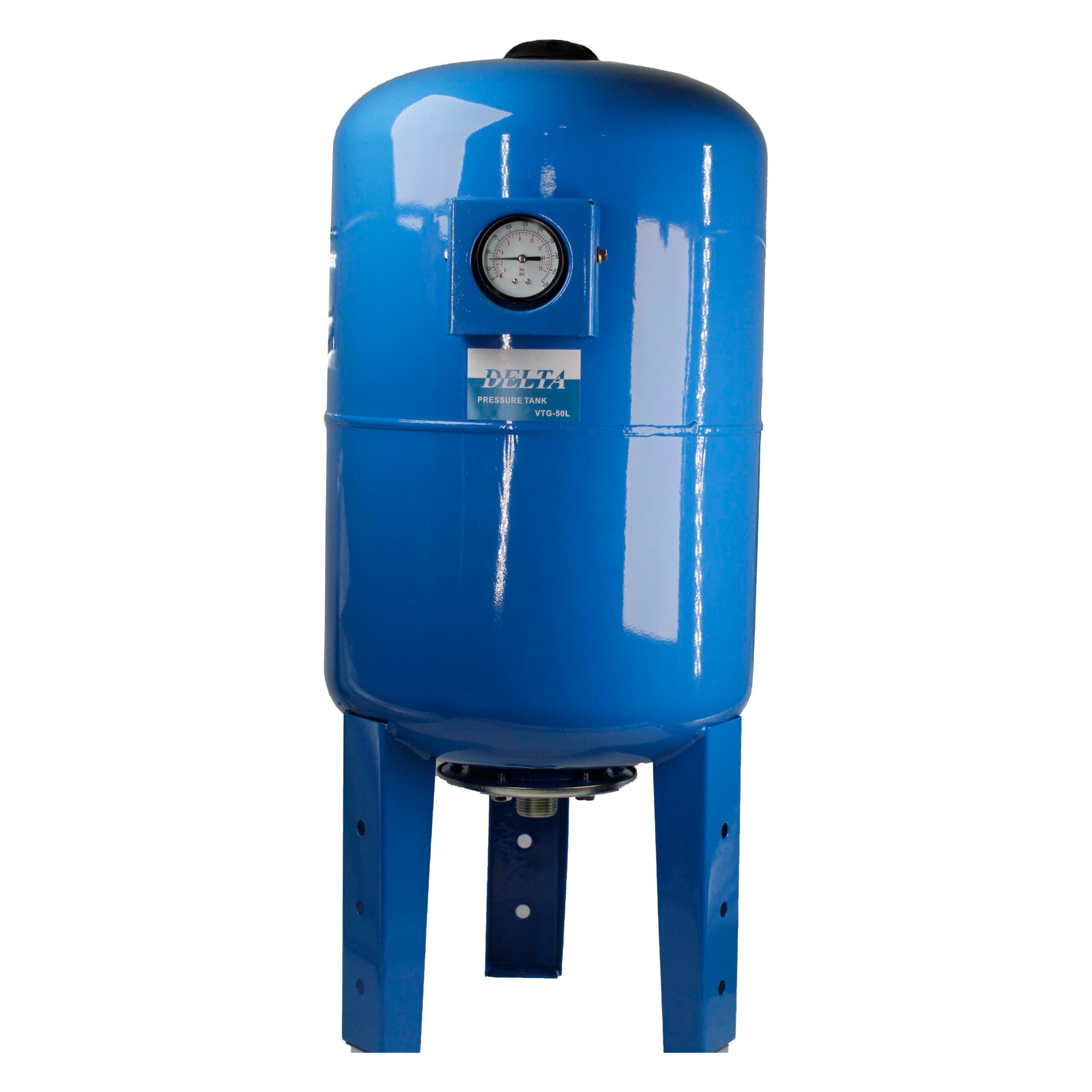 منبع تحت فشار60 لیتری گیج دار دلتا DELTA مدل VTG-60L — تصویر ۳