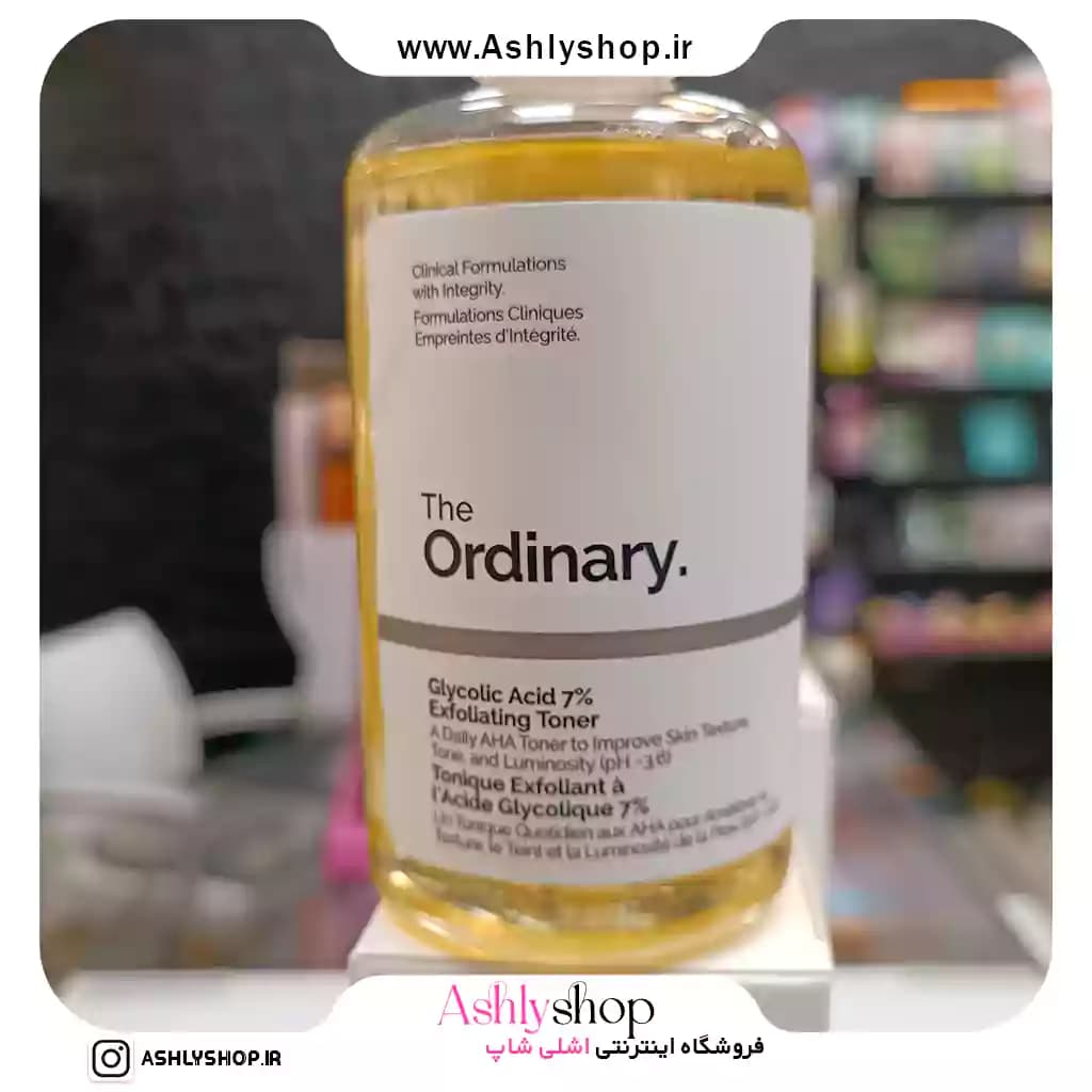 تونر گلیکولیک اسید اوردینری 7٪ اورجینال The Ordinary — تصویر ۶