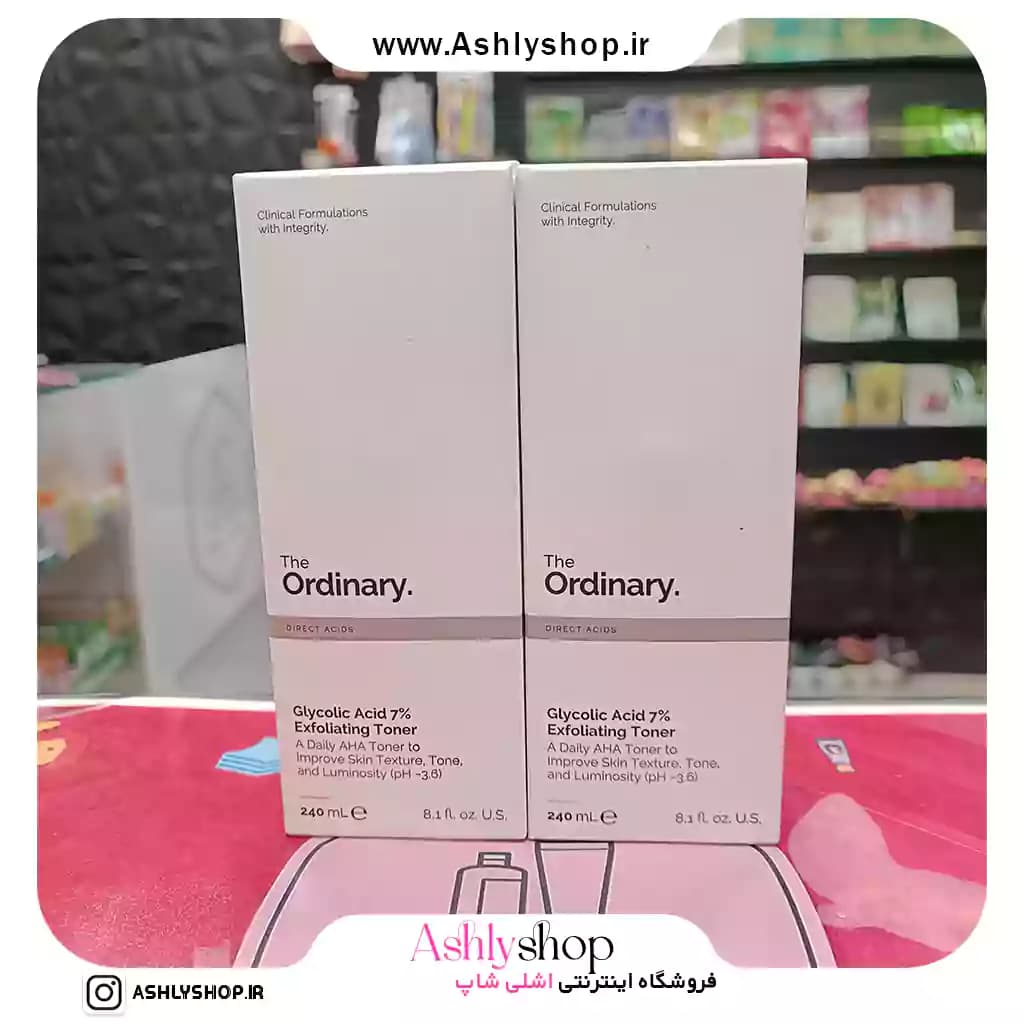 تونر گلیکولیک اسید اوردینری 7٪ اورجینال The Ordinary