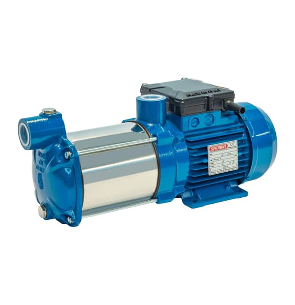 پمپ طبقاتی افقی استیل 1.5 اسب 60 متری اسپرونی SPERONI ایتالیا مدل RSM-5