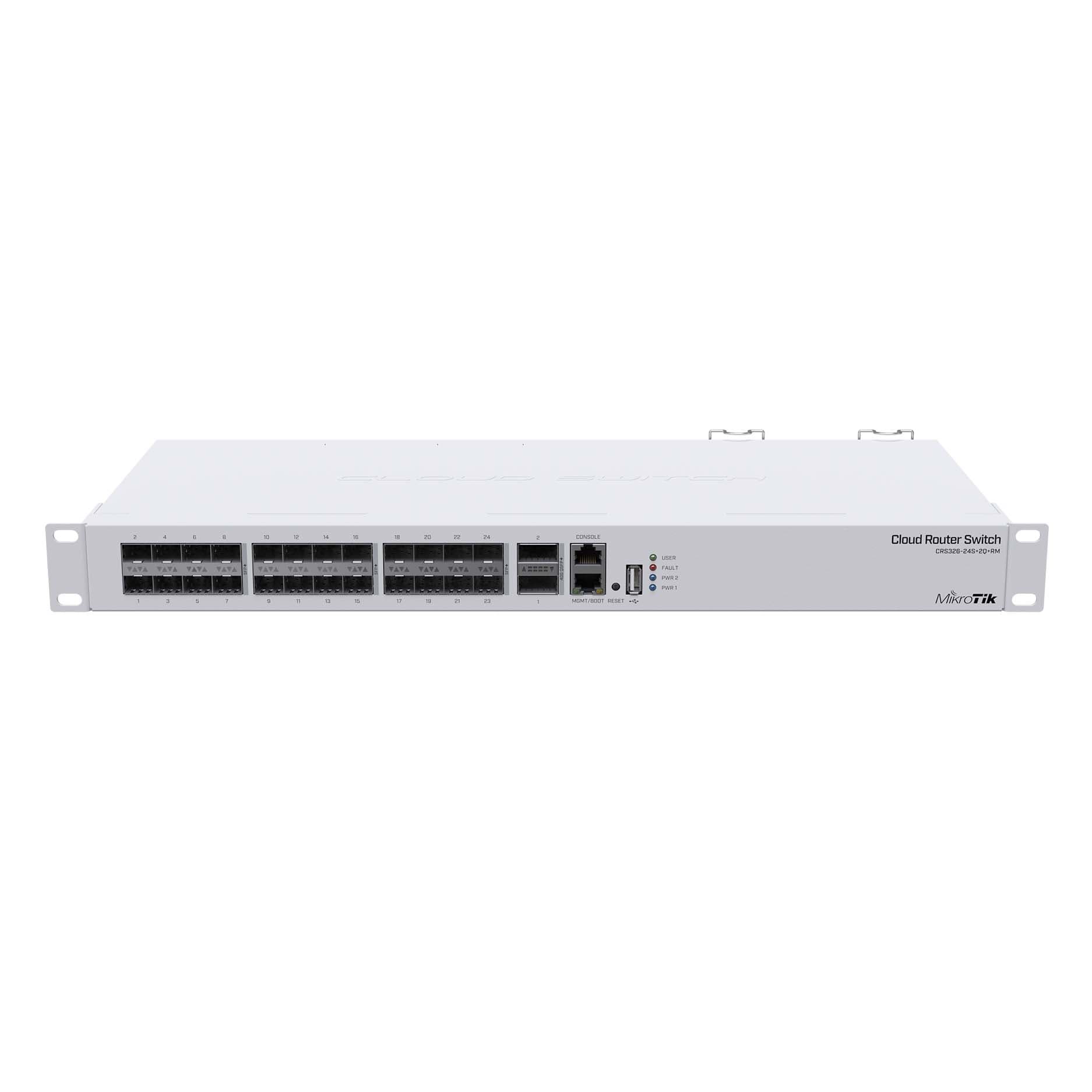 سوییچ میکروتیک مدل Mikrotik CRS326-24S+2Q+RM — تصویر ۹