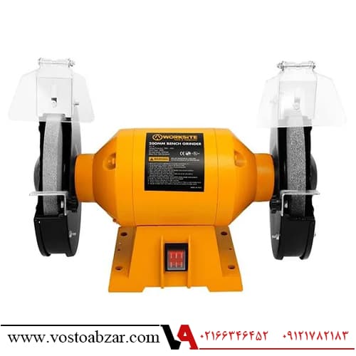 سنگ سنباده رومیزی ورکسایت سایز ۱۵۰ میلیمتر مدل BG106