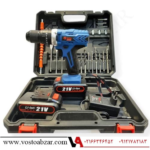 دریل پیچ گوشتی چکشی شارژی ادون مدل LV3-2110 — تصویر ۹