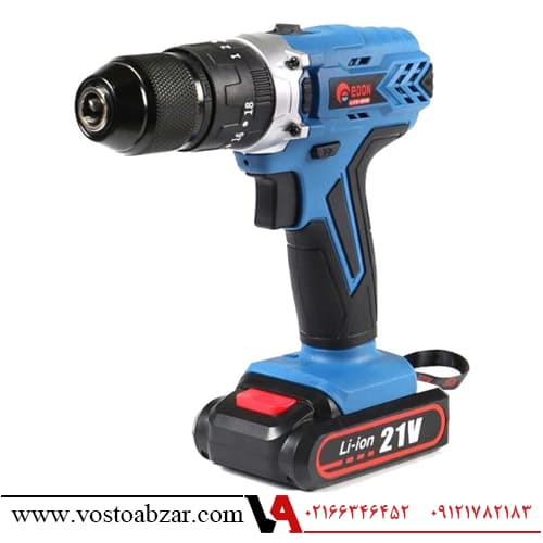 دریل پیچ گوشتی چکشی شارژی ادون مدل LV3-2110 — تصویر ۲