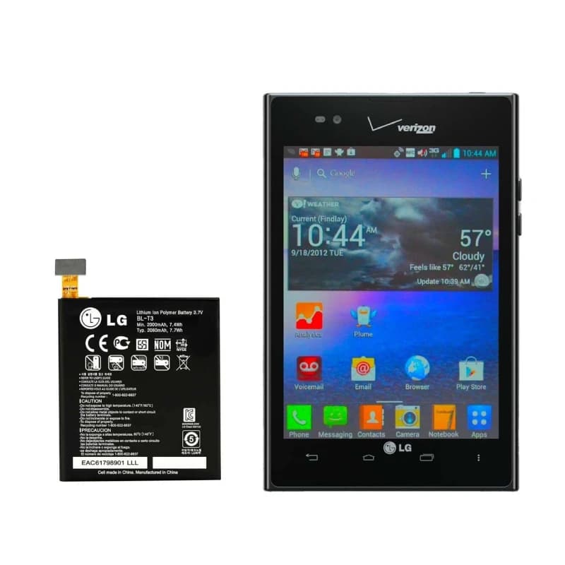 باتری گوشی ال جی LG Intuition مدل BL-T3