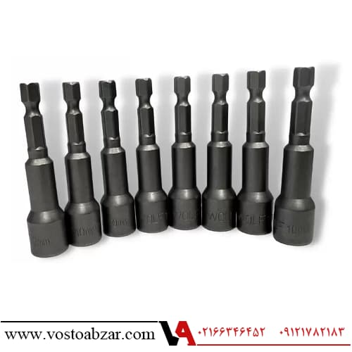 بکس سر دریلی ولف سایز 6 — تصویر ۲