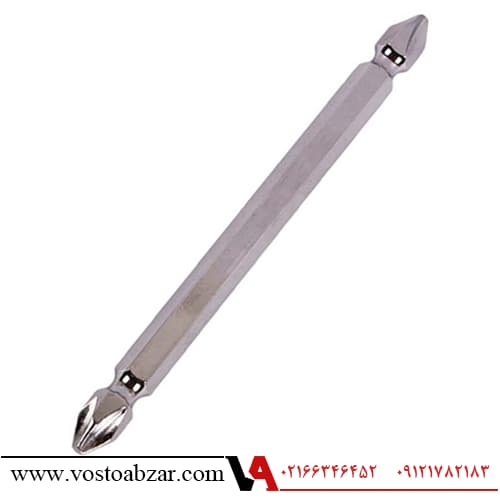 نوک پیچ گوشتی دو سر چهارسو ولف سایز 11 سانت