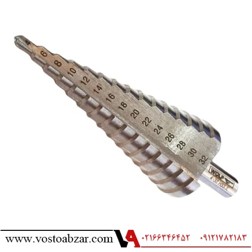 مته کاجی ولف سایز 32-4 میلیمتر — تصویر ۲