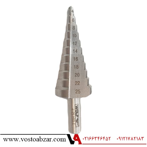 مته کاجی ولف سایز 25-4 میلیمتر — تصویر ۲