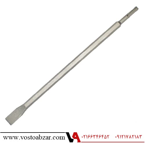 قلم تخریب چهار شیار نوک تخت ولف سایز 25×400×14