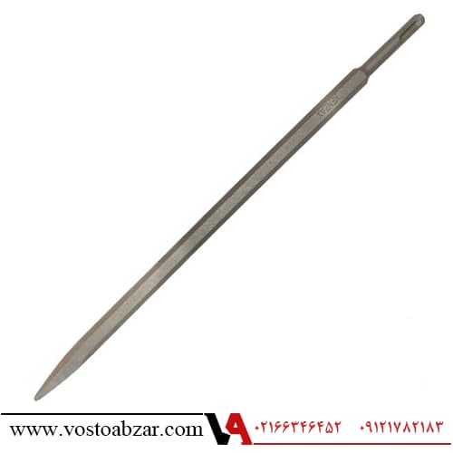 قلم تخریب چهار شیار نوک تیز ولف سایز 400×14 — تصویر ۲