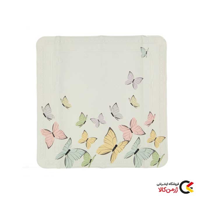 کفپوش ضد لغزش وان حمام ۵۵x55 butterflies طرح پروانه