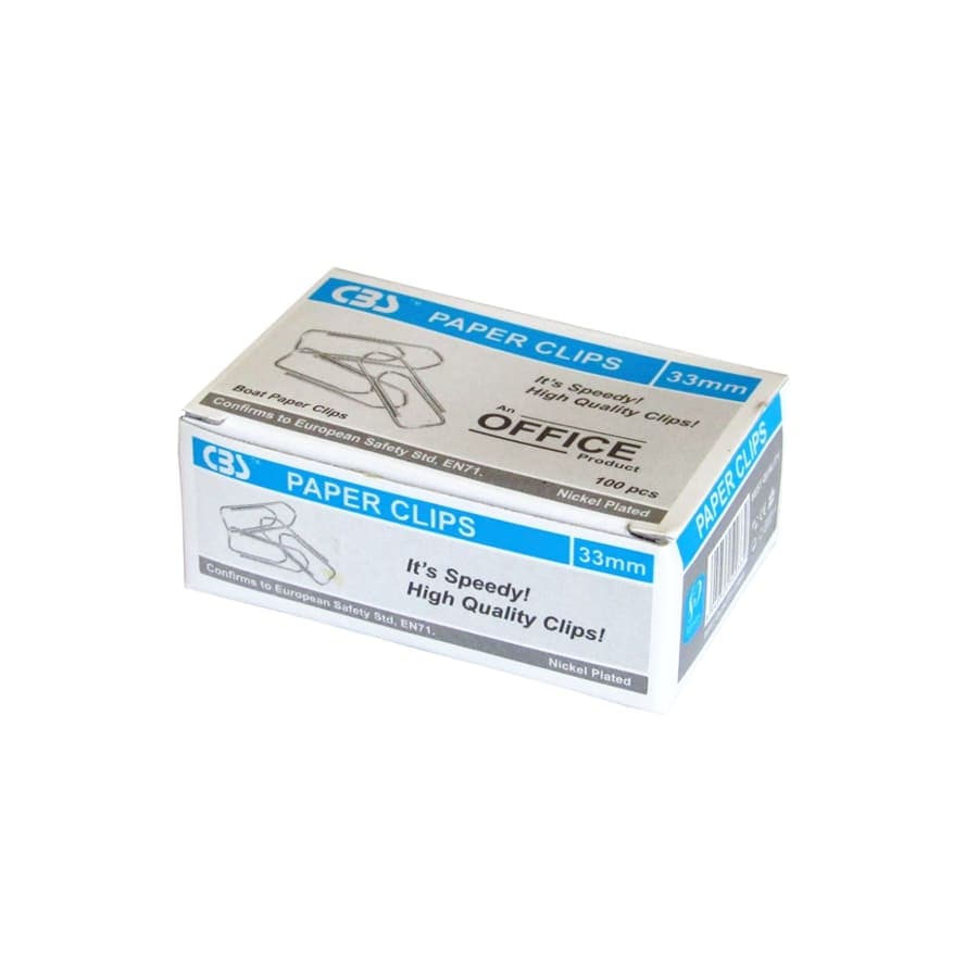 گیره کاغذ 28mm بسته 100 عددی سی بی اس