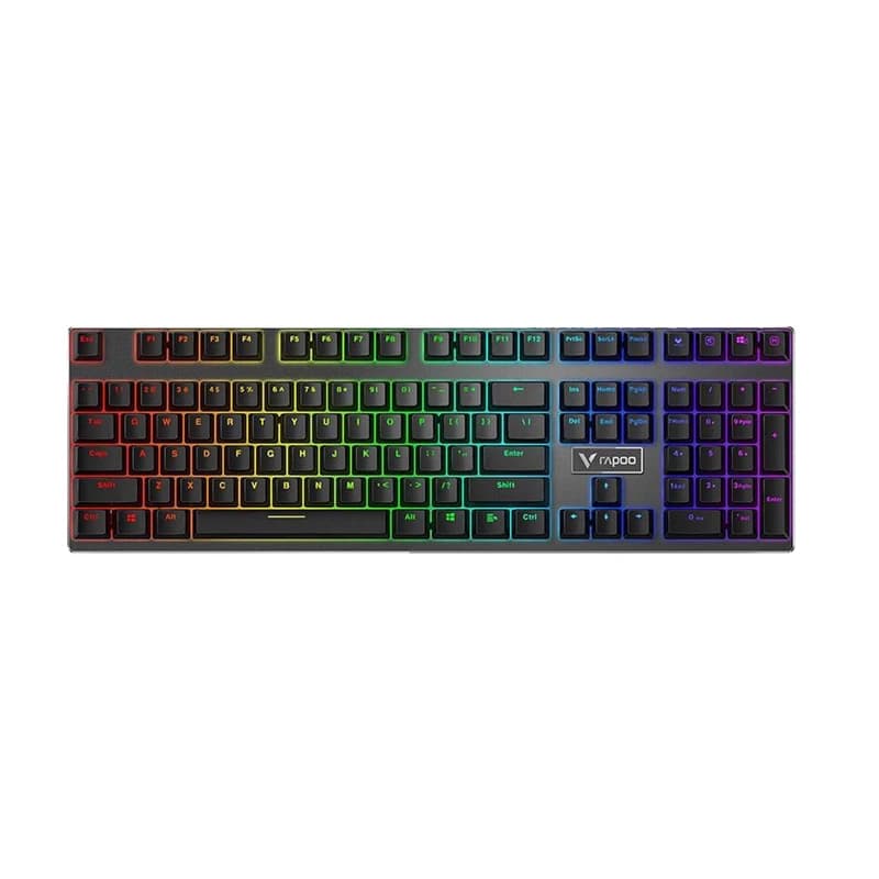 کیبورد گیمینگ رپو Rapoo V700 RGB Alloy Blue Switch — تصویر ۲