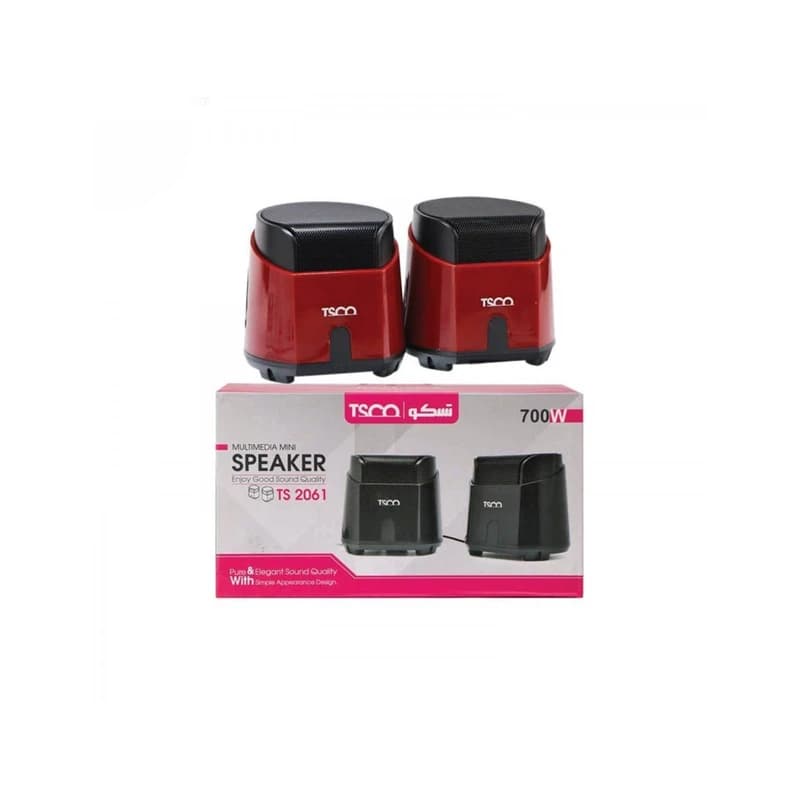اسپیکر دسکتاپ تسکو مشکی TSCO TS 2061 Black — تصویر ۵