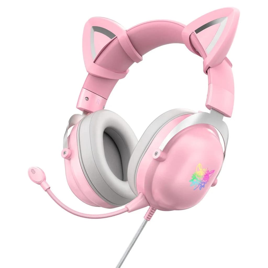 هدست گیمینگ اونیکوما صورتی Onikuma X11 Pink — تصویر ۲
