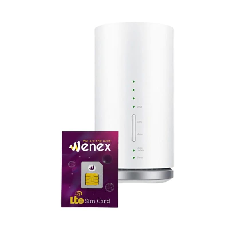 مودم TD-LTE/4G/4.5G هوآوی مدل Speed Wi-Fi HOME L01 به همراه سیم کارت وینکس با 10 گیگابایت یکماهه