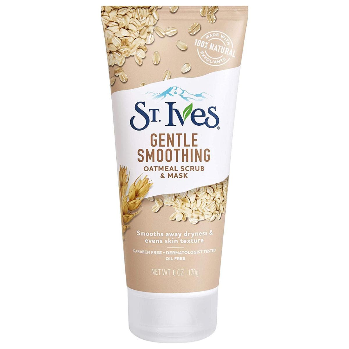 اسکراب و ماسک جو دوسر سینت ایوز (St Ives) مدل Gentle Smoothing وزن 170 گرم — تصویر ۶