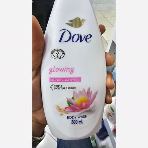 شامپو بدن داو (Dove) مدل لوتوس و آب برنج حجم 500 میلی‌لیتر — تصویر ۷