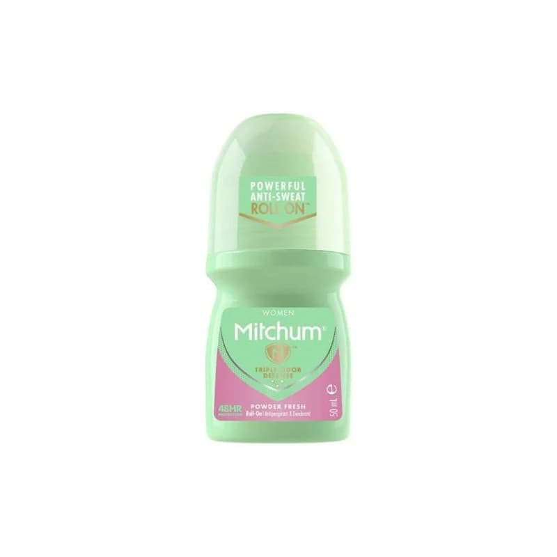 مام رول ضدتعریق زنانه میچام (Mitchum) مدل Powder Fresh حجم 50 میلی‌لیتر
