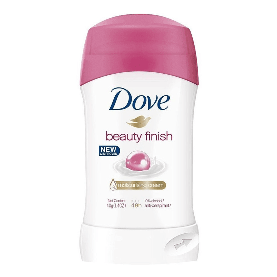 مام استیک ضدتعریق زنانه داو مدل Beauty Finish حجم 40 گرم Dove Beauty Finish Anti-Perspirant Stick 40g