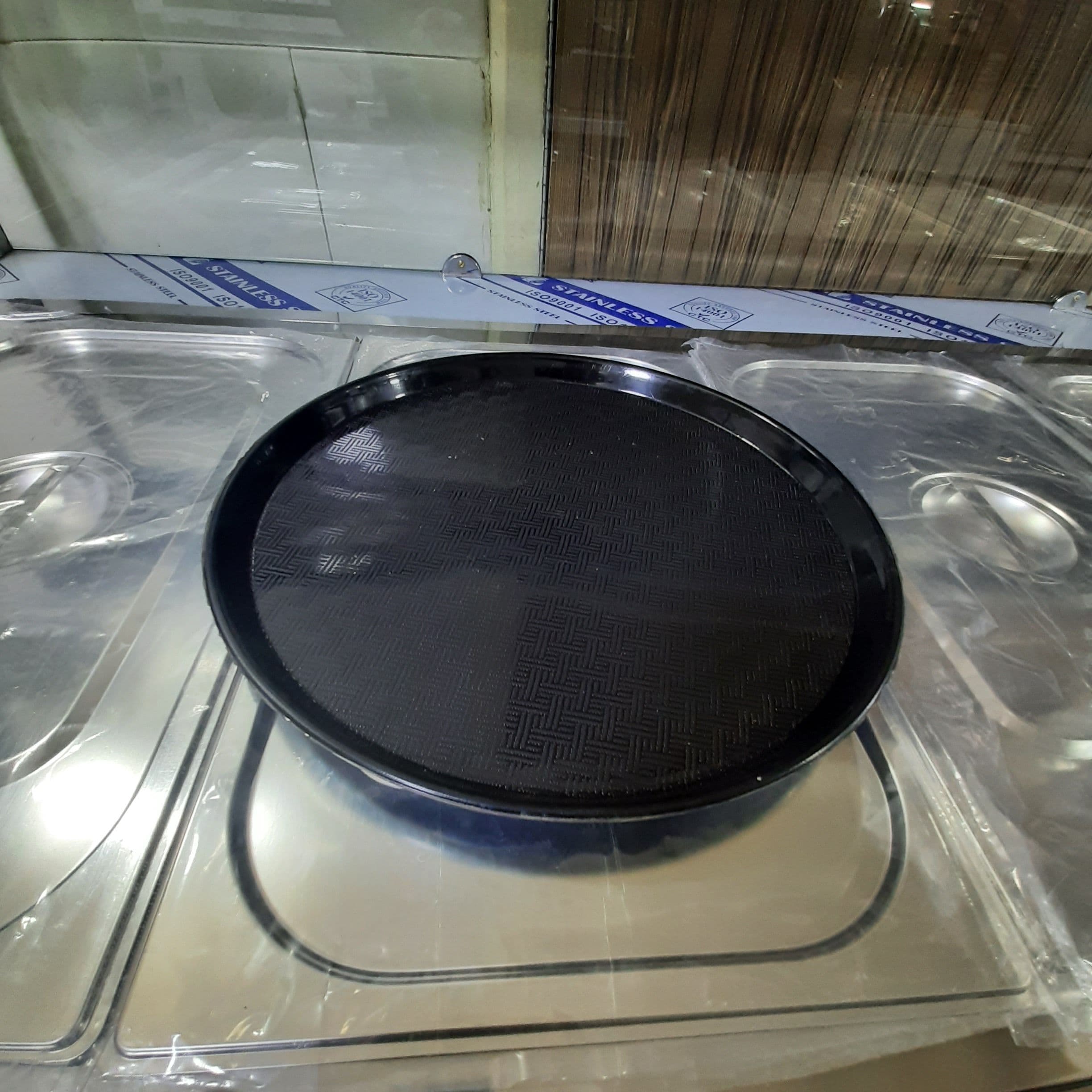 سینی سلف سرویس گرد پلاستیکی